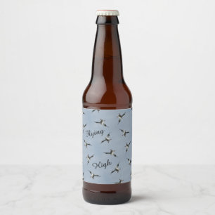 Gekke landingslabel Pelican Fles Label Bier Etiket