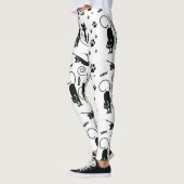 gekke Leggings van kattendame (Links)