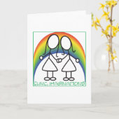 Gekke lesbiennes - Kaart (Gele Bloem)