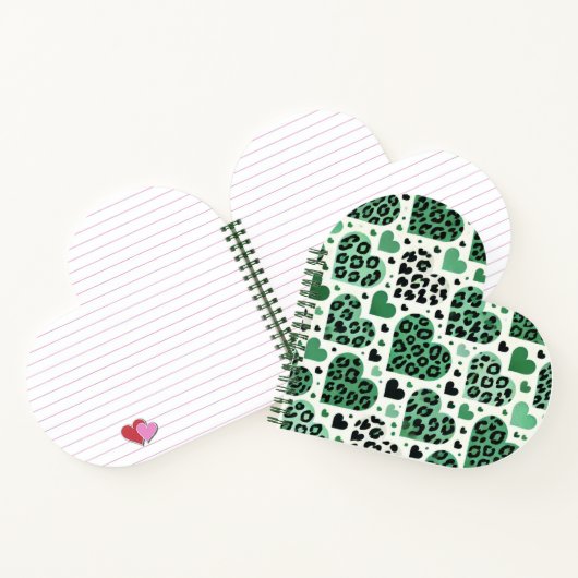 Gekke liefde (groen) notitieboek (Binnen)