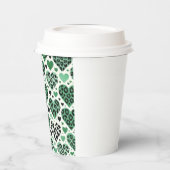 Gekke liefde (groen) papieren bekers (Links)