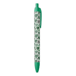Gekke liefde (groen) zwarte inkt pen