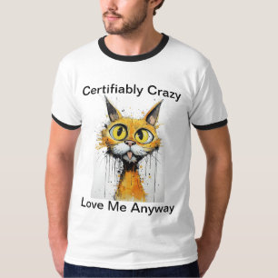 Gekke liefde hoe dan ook T-shirt