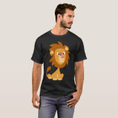 Gekke lion! cartoon T-shirt (Voorkant volledig)