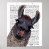 Gekke Llama Poster (Voorkant)