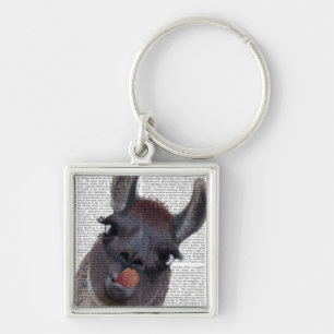Gekke Llama Sleutelhanger