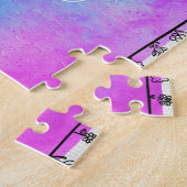 Gekke Llama Spirit Animal Puzzle Legpuzzel (Zijkant)