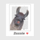 Gekke Llama Sticker (Vel)