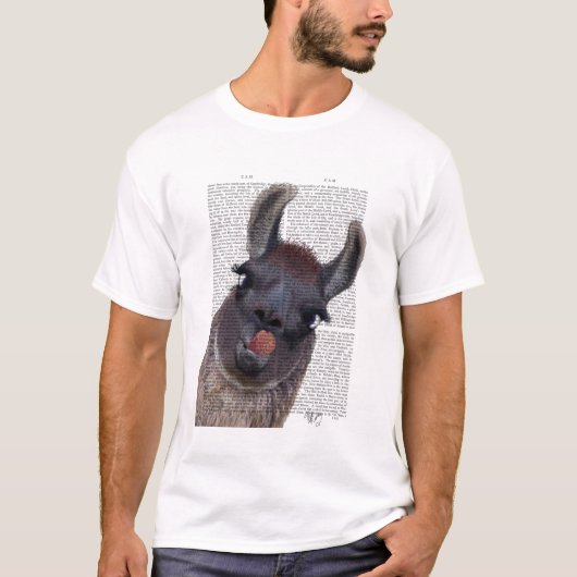 Gekke Llama T-shirt (Voorkant)