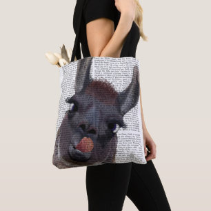 Gekke Llama Tote Bag