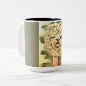 Gekke Llama Tweekleurige Koffiemok (Voorkant links)