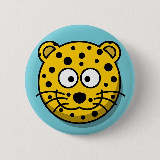 Gekke luipaard Button (Voorkant)