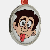 GEKKE MAN METALEN ORNAMENT (Rechts)