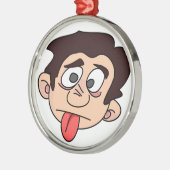 GEKKE MAN METALEN ORNAMENT (Links)