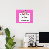 Gekke mensen, ik ben een van hen poster (Thuiskantoor)