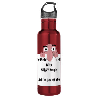 Gekke mensen, ik ben een van hen waterfles