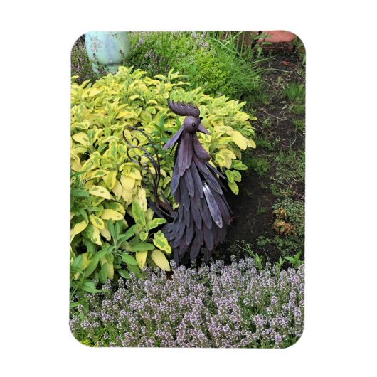 Gekke metalen rooster magneet (Verticaal)