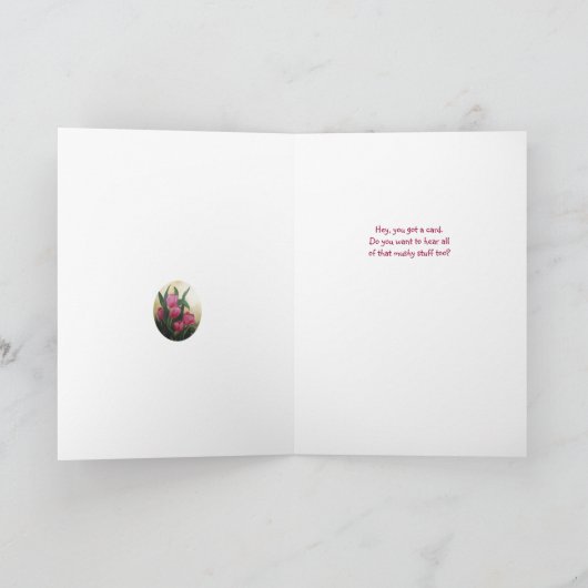 Gekke Moederdag Kaart (Binnen)