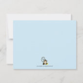 Gekke Monkey Twins Photo Birthday Invite Kaart (Achterkant)