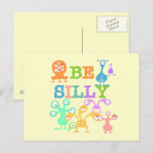 Gekke monsters briefkaart (Voorkant / Achterkant)