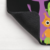 Gekke monsters Mousepad voor kinderen Muismat (Hoek)