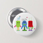 Gekke monsters ronde button 5,7 cm (Voorkant /achterkant)