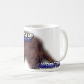 Gekke Morning Coffee Dog Mok (Voorkant rechts)