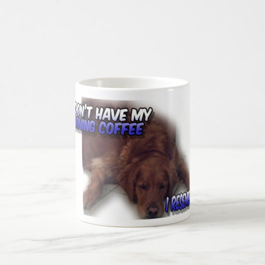Gekke Morning Coffee Dog Mok (Center)