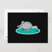 gekke muis met gebroken been briefkaart (Voorkant / Achterkant)