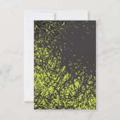 Gekke MUZIKALE OPMERKINGEN Bar Bat Mitswa Party Ka Kaart (Achterkant)