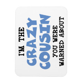 Gekke neef humoristisch familie plezier magneet