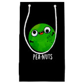 Gekke Noten Grappige Gekke Erwt Stomme Erwt Donker Klein Cadeauzakje (Voorkant)