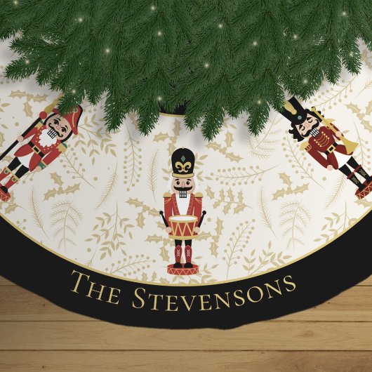 Gekke Notenkraker Zwarte en Beige Kerstmis Kerstboom Rok