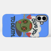 Gekke "Olijf M'n Hart" Grappig Gezicht Design Case-Mate iPhone Case (Achterkant (horizontaal))