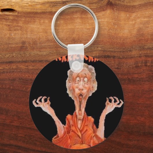 gekke oma sleutelhanger (Voorkant)
