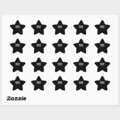 Gekke oom items | Cadeau voor oom | Familie cadeau Ster Sticker (Vel)