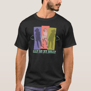 Gekke op mijn buik t-shirt