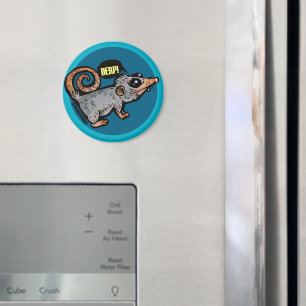 gekke opossum magneet