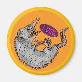 gekke opossum magneet (Voorkant)