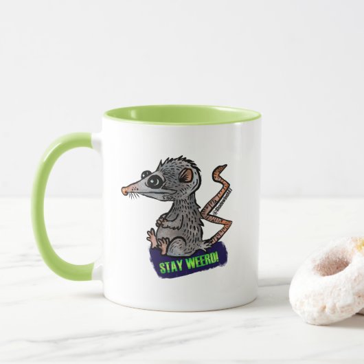 gekke opossum mok (Met donut)
