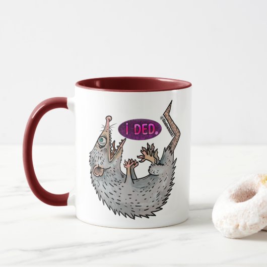gekke opossum mok (Met donut)