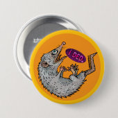 gekke opossum ronde button 7,6 cm (Voorkant /achterkant)