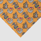 gekke opossum tissuepapier (Detail)