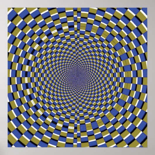 Gekke optische illusie - Temple Illusion Poster (Voorkant)
