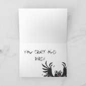 Gekke Oude Vogel, Gelukkige Verjaardag! De Kaart (Binnen)