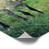 Gekke paarden poster (Hoek)