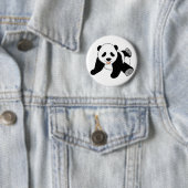Gekke Panda Ronde Button 5,7 Cm (In situ)