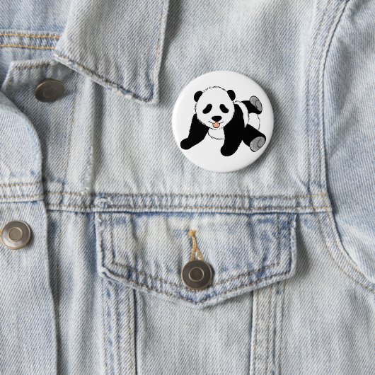 Gekke Panda Ronde Button 5,7 Cm (In situ)