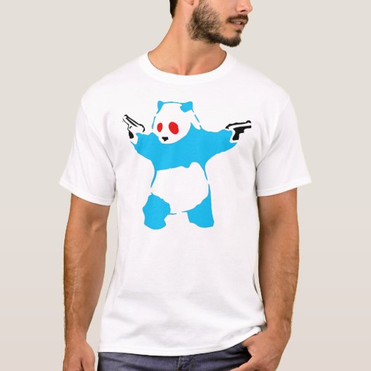 Gekke panda t-shirt (Voorkant)