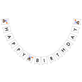 Gekke partij Poop Emoji Birthday Banner